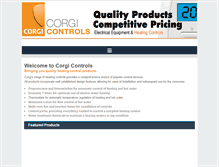 Tablet Screenshot of corgicontrols.co.uk